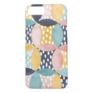 Watercolor Geometric Circles Case-Mate iPhone Case