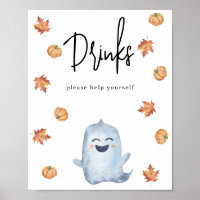 Watercolor ghost - Drinks