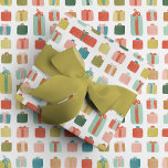 Watercolor Gifts Christmas Presents Wrapping Paper<br><div class="desc">The perfect festive gift wrap for under the Christmas tree! Featuring a playful colour scheme of watercolor Christmas presents. Makes for cheerful gifts and festive decor throughout the holidays!</div>