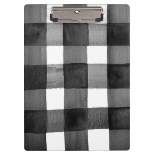 Watercolor Gingham Clipboard