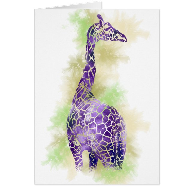 Watercolor Giraffe 1 (Front)