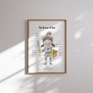Watercolor Girls the armour of God poster