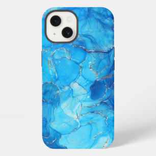 Watercolor Glitter Blue iPhone / iPad case