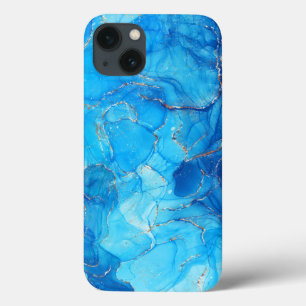 Watercolor Glitter Blue iPhone / iPad case