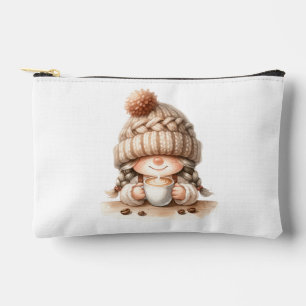 Watercolor Gnome  Accessory Pouch