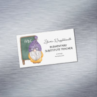 Watercolor Gnome Teacher 