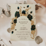 Watercolor Gold and Green Roses Wedding Invitation<br><div class="desc">Our ''Watercolor Gold Roses Wedding'' collection features rich watercolor backgrounds in emerald and sapphire with roses in same colors and gold foliage. Decorative letters are part of a custom script but can be incorporated in a monogram design upon your request. Check out our store for more items from this collection....</div>