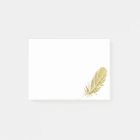 Watercolor Gold Feather
