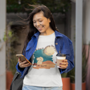 watercolor Golden retriever Labrador dog customise T-Shirt