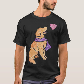 Watercolor Golden Retriever T-Shirt