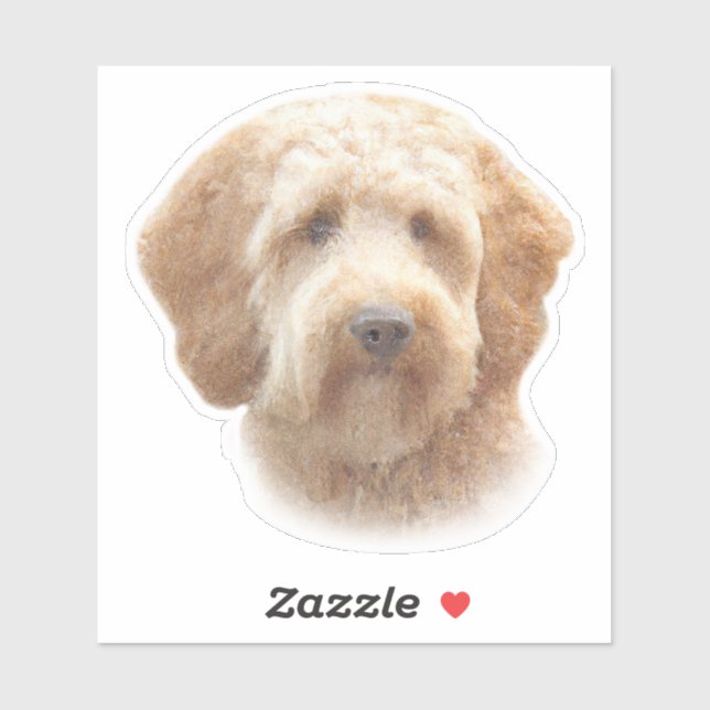 Watercolor Goldendoodle (Sheet)