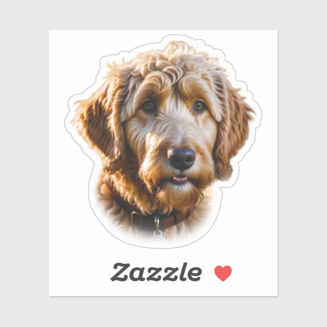 Watercolor Goldendoodle (Sheet)