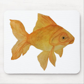 Watercolor Goldfish Mouse Pad