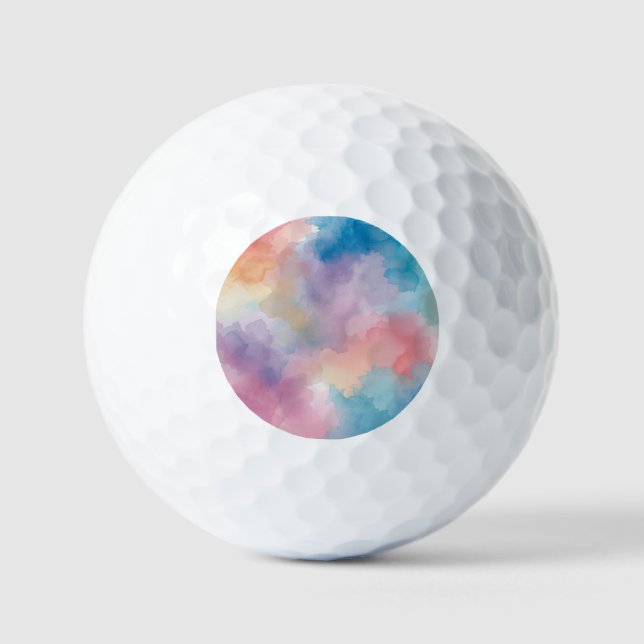 Watercolor  golf balls (Front)