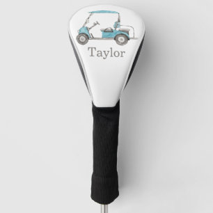 Watercolor Golf Cart Golf Head Cover