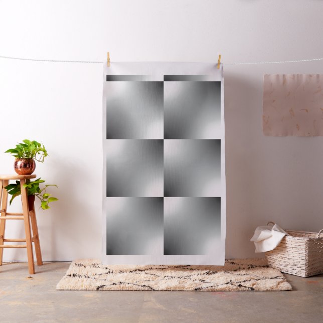 Watercolor Gradient Pillow Square Black and White Fabric (In Situ)
