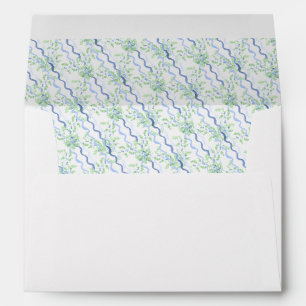 Watercolor Grandmillennial Reindeer Personalised Envelope