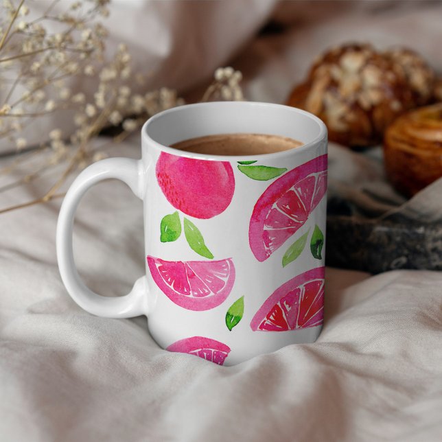 Watercolor  grapefruit coffee mug (Creator Uploaded)
