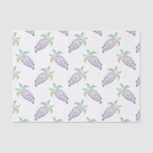 Watercolor Grapes Tissue Paper