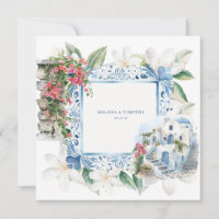 Watercolor Greece | Wedding Napkins