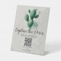 Watercolor Green Cactus Wedding Capture the Love