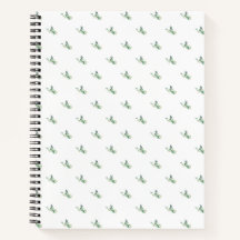 Watercolor Green Leaves Floral Seamless Pattern 