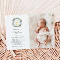 Watercolor Greenery and Chalice | Photo Baptism