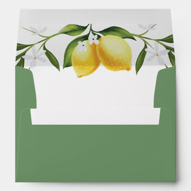 watercolor greenery envelope (Back (Bottom))