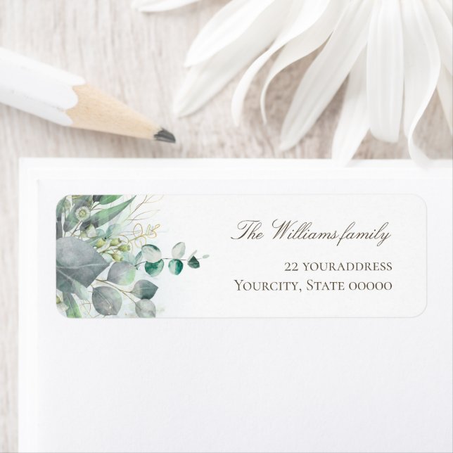 watercolor greenery label (Insitu)