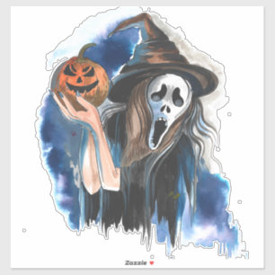 Watercolor Grim Reaper