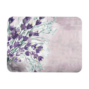 Watercolor grunge background with bells magnet