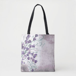 Watercolor grunge background with bells tote bag