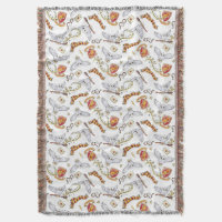 Watercolor GRYFFINDOR™ Hedwig Pattern