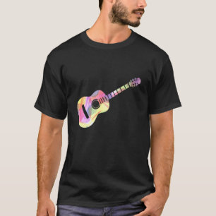 Watercolor Guitar Player Musician Music Guitarist  T-Shirt