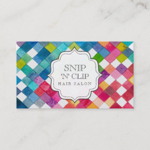Watercolor Hair Stylist Cards