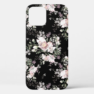 Watercolor hand painted seamless pattern with beau iPhone 12 case