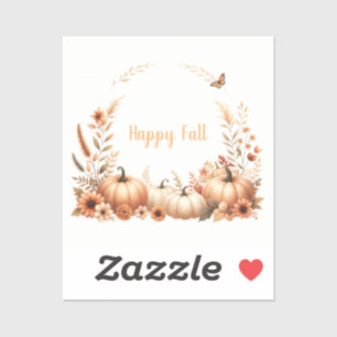 Watercolor Happy Fall