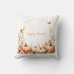 Watercolor Happy Harvest Cushion