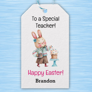 Watercolor Happy Spring, Easter Blessings (10) Gift Tags