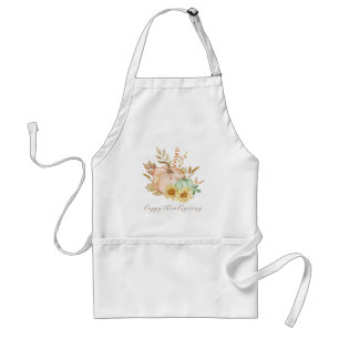 Watercolor Harvest Customisable Thanksgiving  Standard Apron