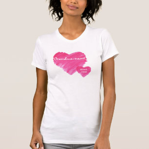 Watercolor Heart - Customisable T-Shirt