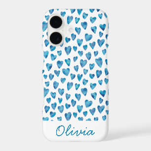 Watercolor Heart Girly First Name