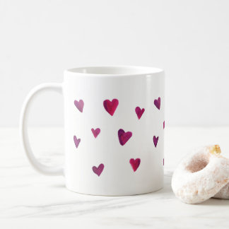 Watercolor Heart Melody Coffee Mug