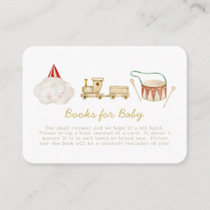 Watercolor Hello Baby Toys Books for Baby Enclosure Card