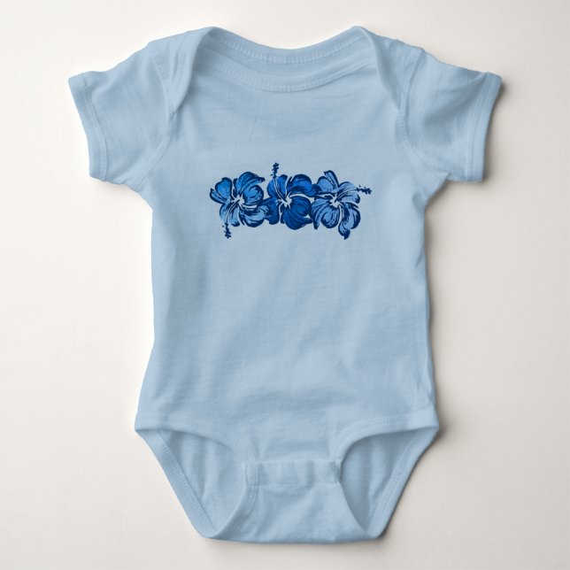 Watercolor Hibiscus Infants Tee (Front)