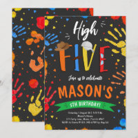 Watercolor High Five Birthday