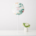 Watercolor Holly Gold Balloon Christmas Wedding<br><div class="desc">Watercolor Holly Gold Balloon Christmas Wedding Favour – Elegant Green & Gold Holiday Design Share the magic of the season with this charming Watercolor Holly Gold Balloon Christmas Wedding Favour. Featuring lush green holly leaves gracefully intertwined with festive gold watercolor balloons, this elegant keepsake brings a whimsical and romantic touch...</div>