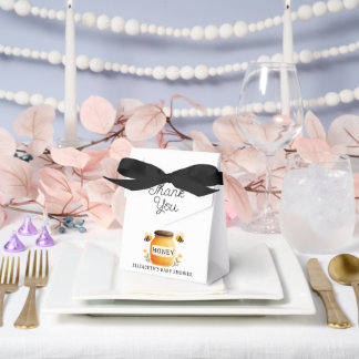 Watercolor Honey & Bees Baby Shower Favour Box