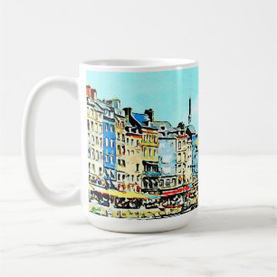 Watercolor Honfleur Coffee Mug