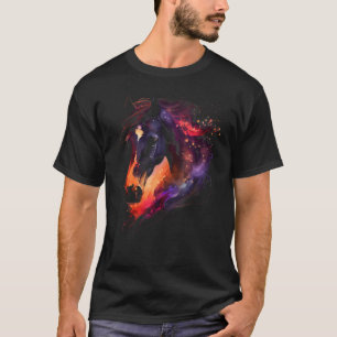 Watercolor Horse for Girls Women Men Boys Graphic  T-Shirt